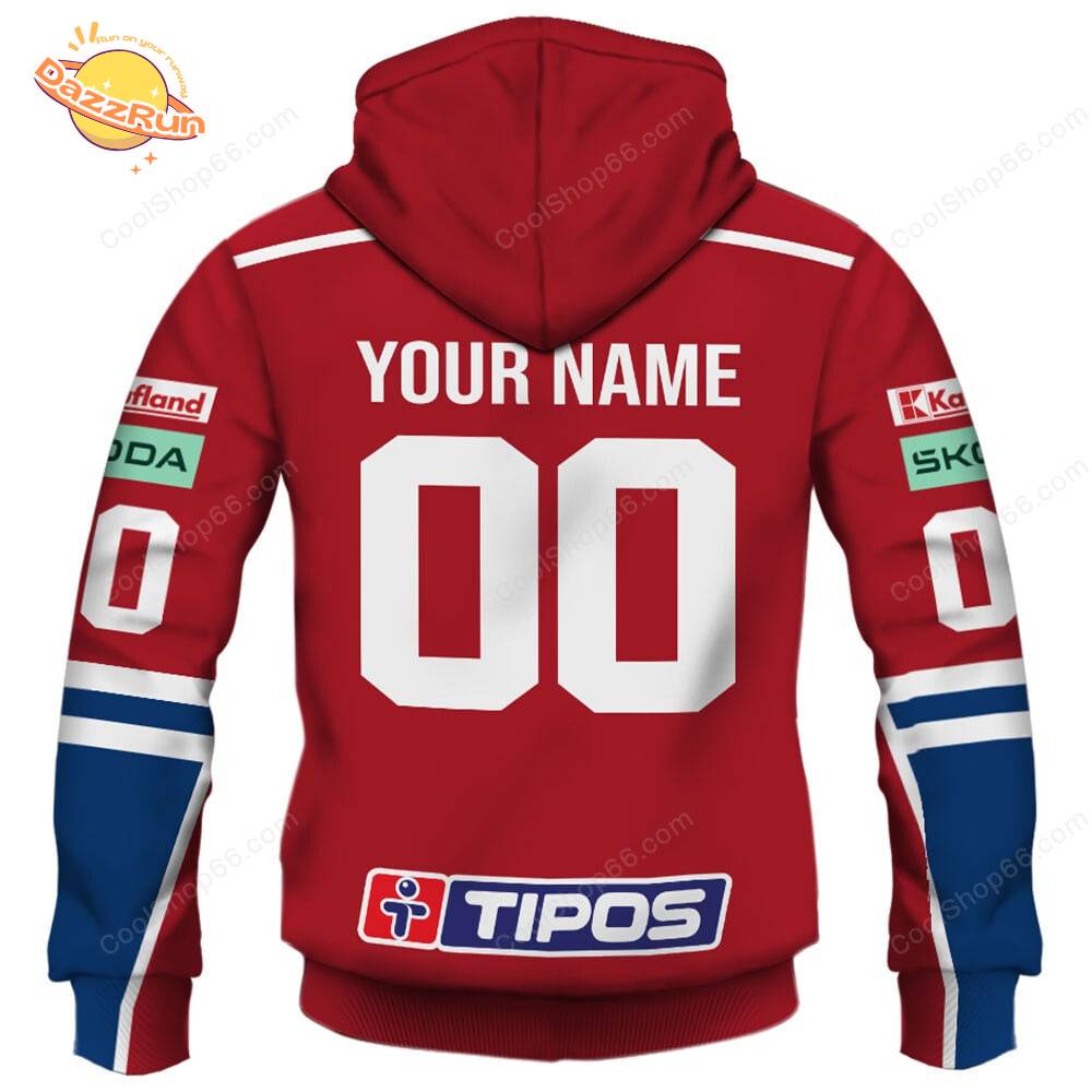 Slovak Extraliga MHK 32 Liptovsky Mikulas Jersey Style Hoodie Slovak Extraliga MHK 32 Liptovsky Mikulas Jersey Style Hoodie