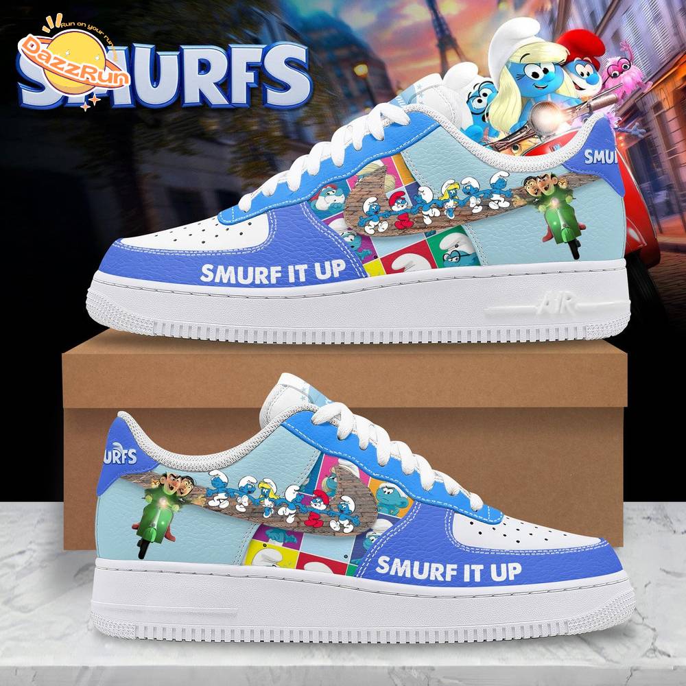 Smurf It Up Limited Edition Air Force 1 Smurf It Up Limited Edition Air Force 1