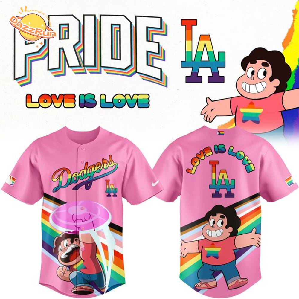 Special 2025 Pride x Steven Universe Los Angeles Dodgers Jersey Special 2025 Pride x Steven Universe Los Angeles Dodgers Jersey