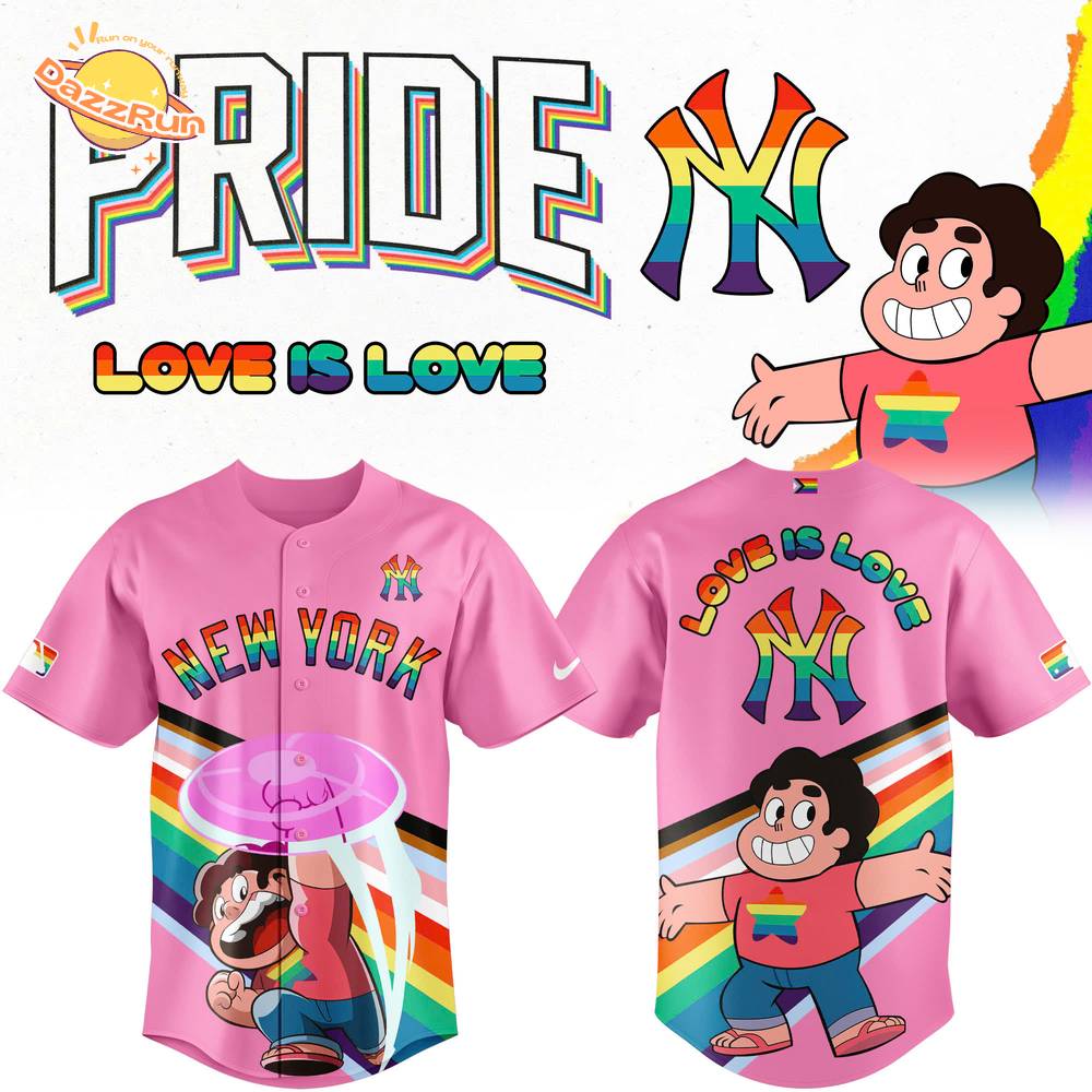 Special 2025 Pride x Steven Universe New York Yankees Jersey Special 2025 Pride x Steven Universe New York Yankees Jersey