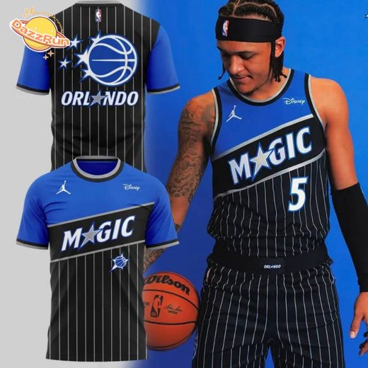 Special 2025 The Star Uniform Orlando Magic Tshirt – Black