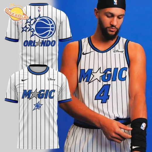 Special 2025 The Star Uniform Orlando Magic Tshirt – White