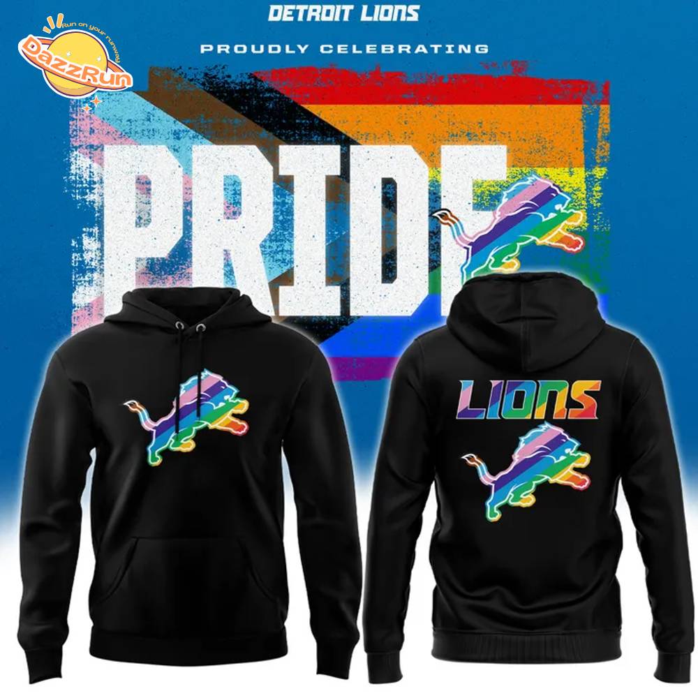 Special Edition Detroit Lions 2025 Pride Month Hoodie Special Edition Detroit Lions 2025 Pride Month Hoodie
