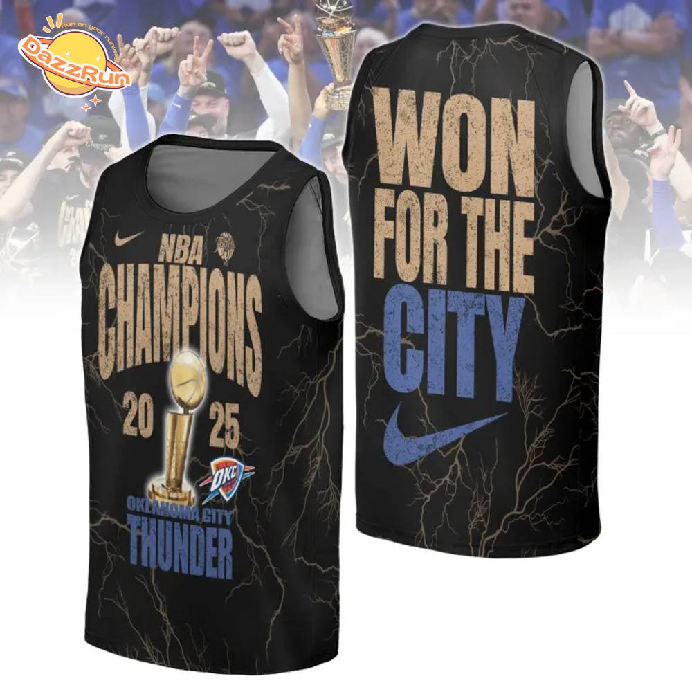 Special Edition OKC THUNDER 2025 NBA CHAMPIONS NIKE ON-COURT Basketball Jersey Special Edition OKC THUNDER 2025 NBA CHAMPIONS NIKE ON-COURT Basketball Jersey