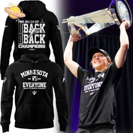 Special New Black And White Minnesota Vs Everyone Hoodie