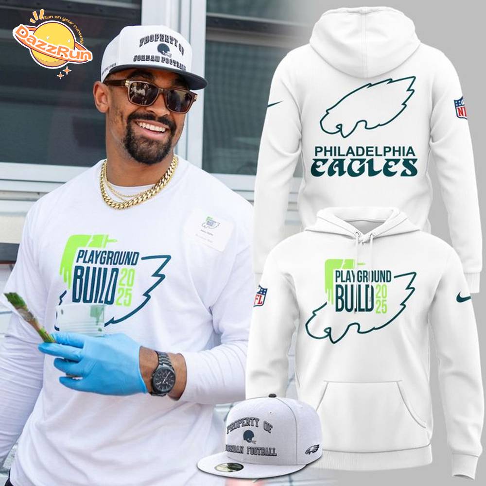 Special New Playground Build Eagles Stroke Hoodie Special New Playground Build Eagles Stroke Hoodie