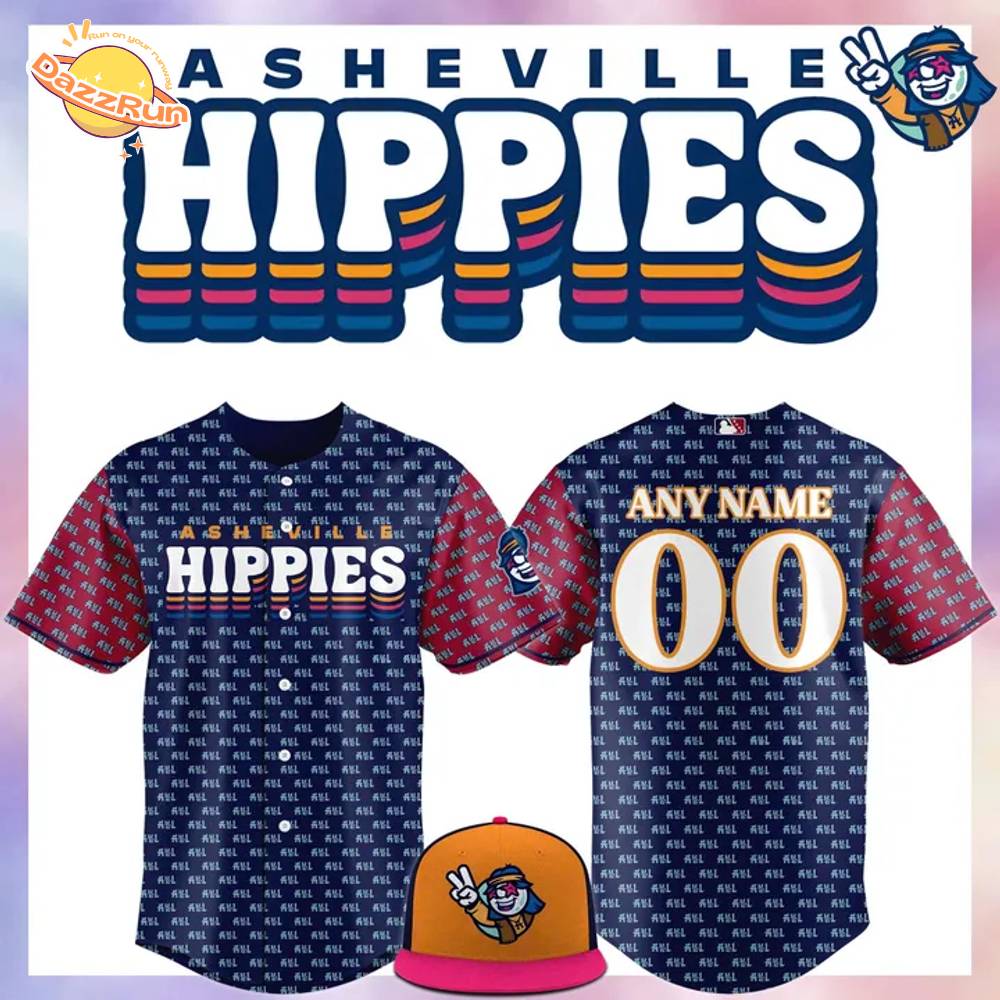 The Asheville Tourists Hippies Replica Jersey The Asheville Tourists Hippies Replica Jersey