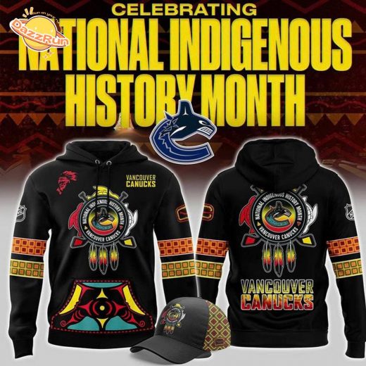 Vancouver Canucks 2025 National Indigenous History Month Graphic Hoodie