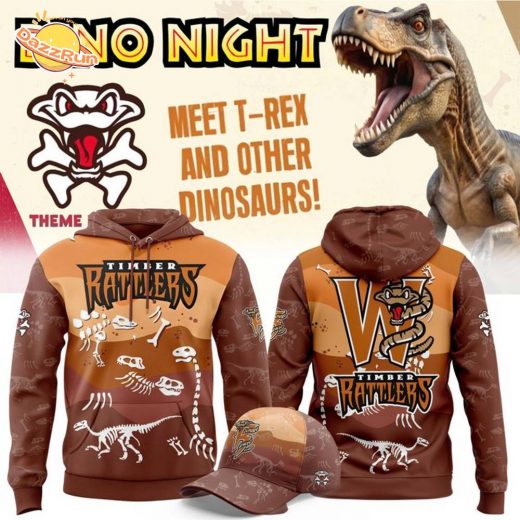 Wisconsin Timber Rattlers x Dino Night New Hoodie