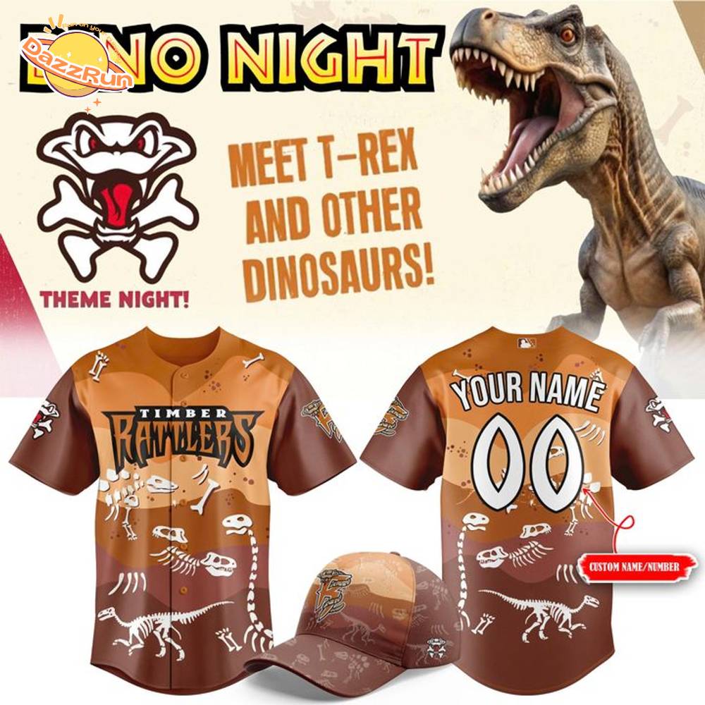 Wisconsin Timber Rattlers x Dino Night New Jersey Wisconsin Timber Rattlers x Dino Night New Jersey