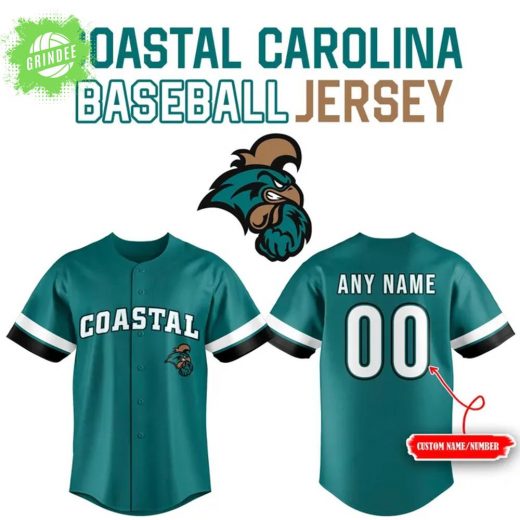 Limited Coastal Carolina Chanticleers Baseball Jersey