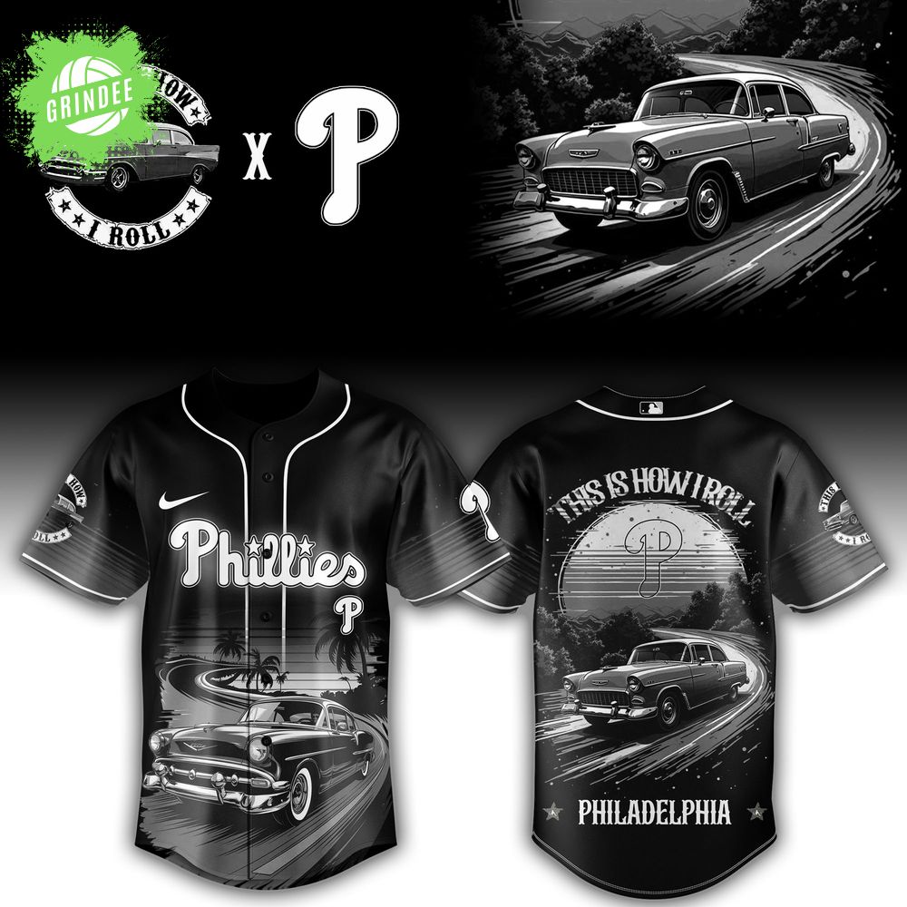Philadelphia Phillies x Classic Car Pride Exclusive Design Jersey Philadelphia Phillies x Classic Car Pride Exclusive Design Jersey