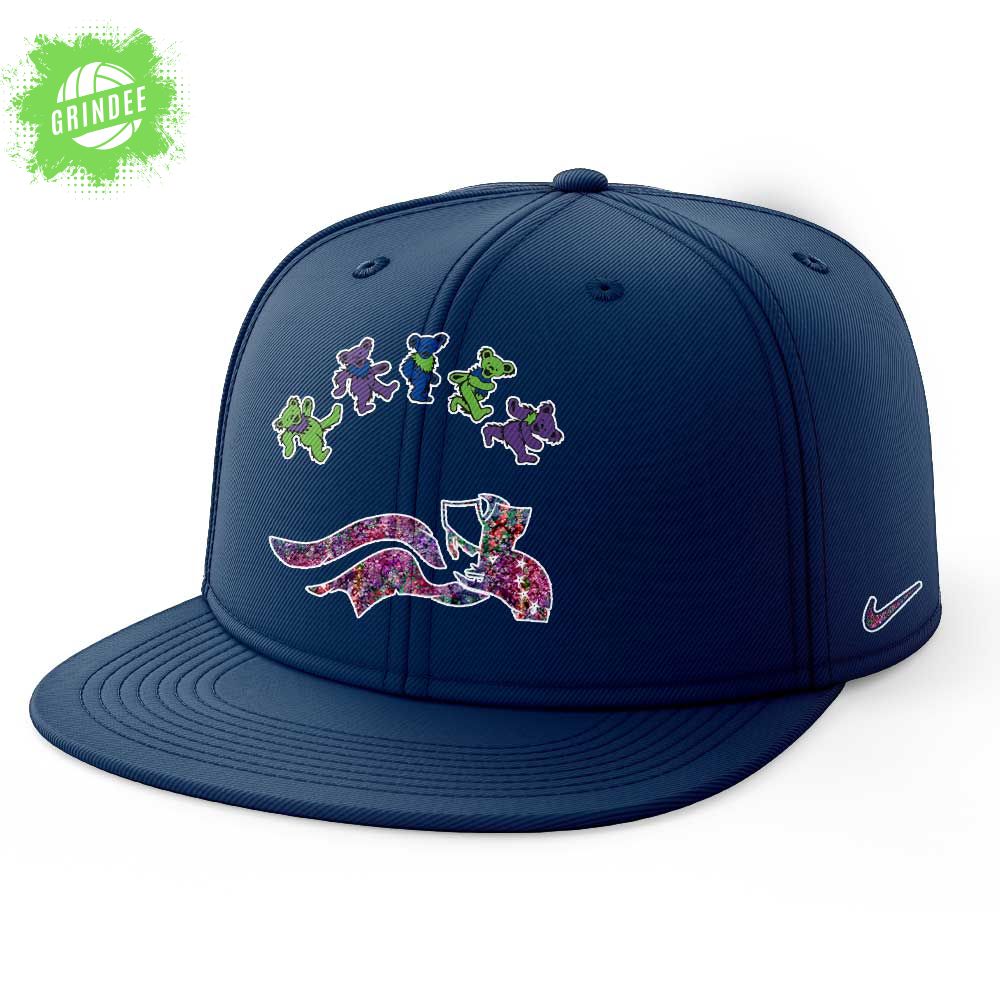 Somerset Patriots Grateful Dead Night Jersey Flat Cap Set Somerset Patriots Grateful Dead Night Jersey Flat Cap Set