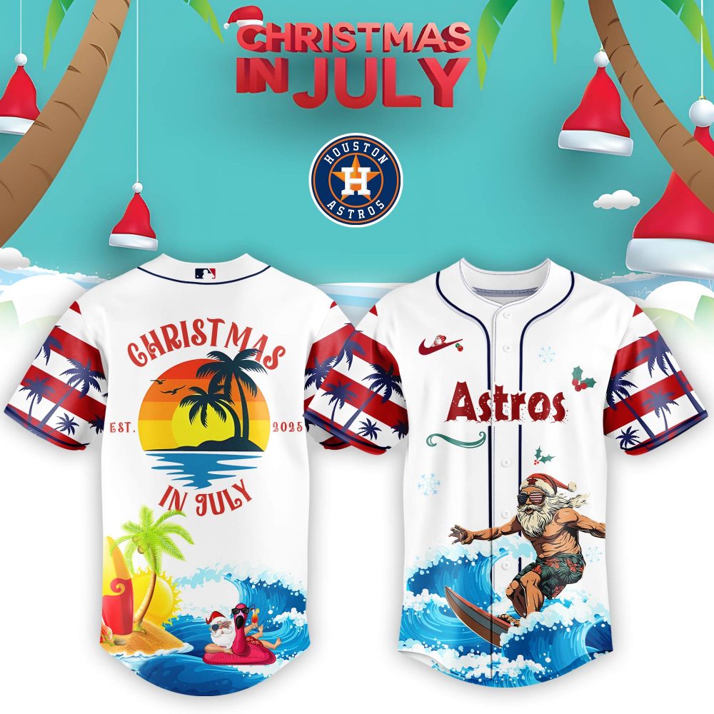 Houston Astros x Christmas July Santa 2025 Jersey Editions Limited 2025