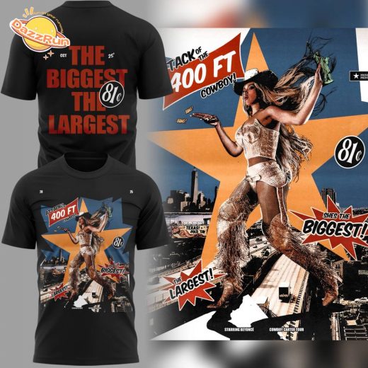 “ATTACK OF THE 400FT COWBOY!” STARRING BEYONCÉ T-SHIRT