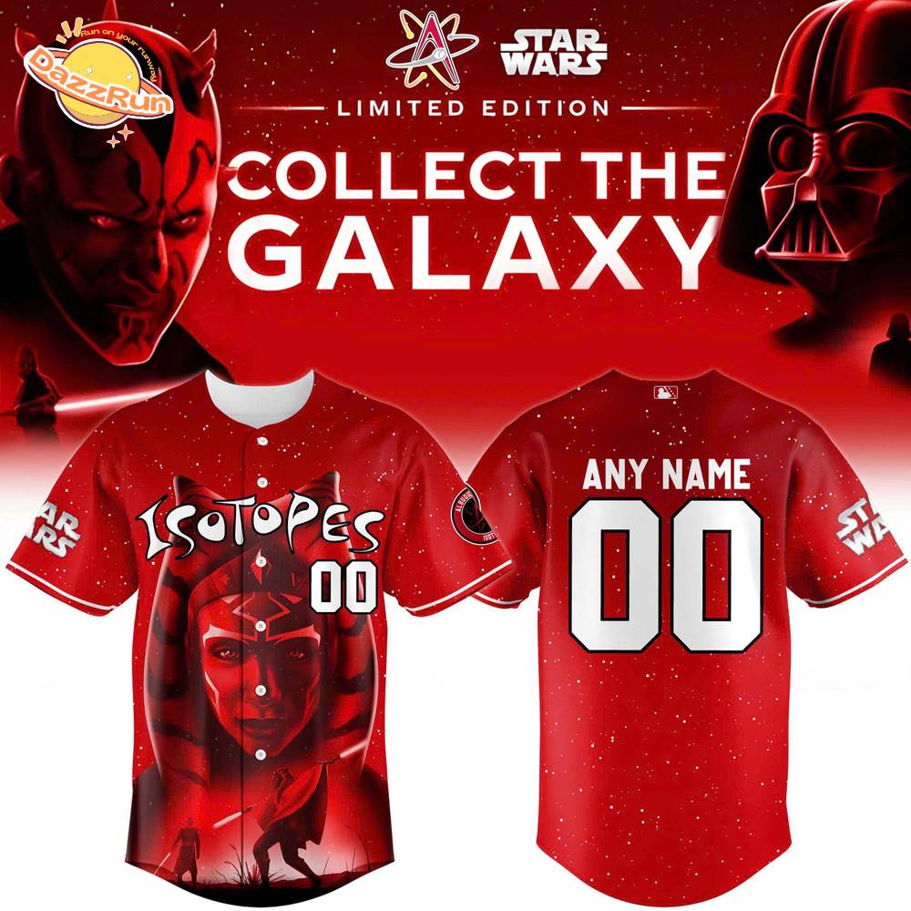 Albuquerque Isotopes x Star Wars Baseball Jersey 2025 Ahsoka Tano Albuquerque Isotopes x Star Wars Baseball Jersey 2025 Ahsoka Tano