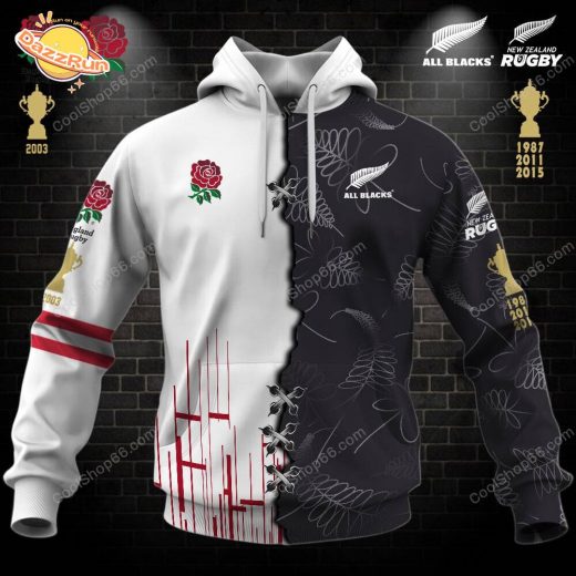 All Blacks x Red Roses Special Hoodie
