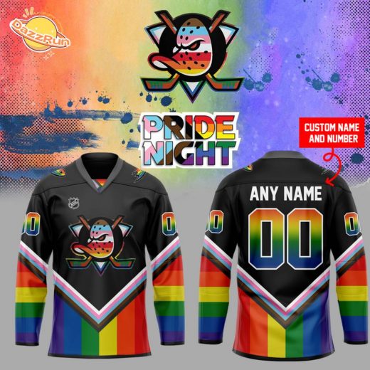 Anaheim Ducks LGBT Pride Night Special New 2025 Jersey