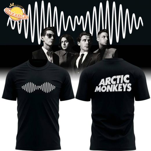 Arctic Monkeys Oscilloscope Logo Tee (Black) – Limited Edition