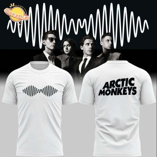 Arctic Monkeys Oscilloscope Logo Tee (White) – Limited Edition