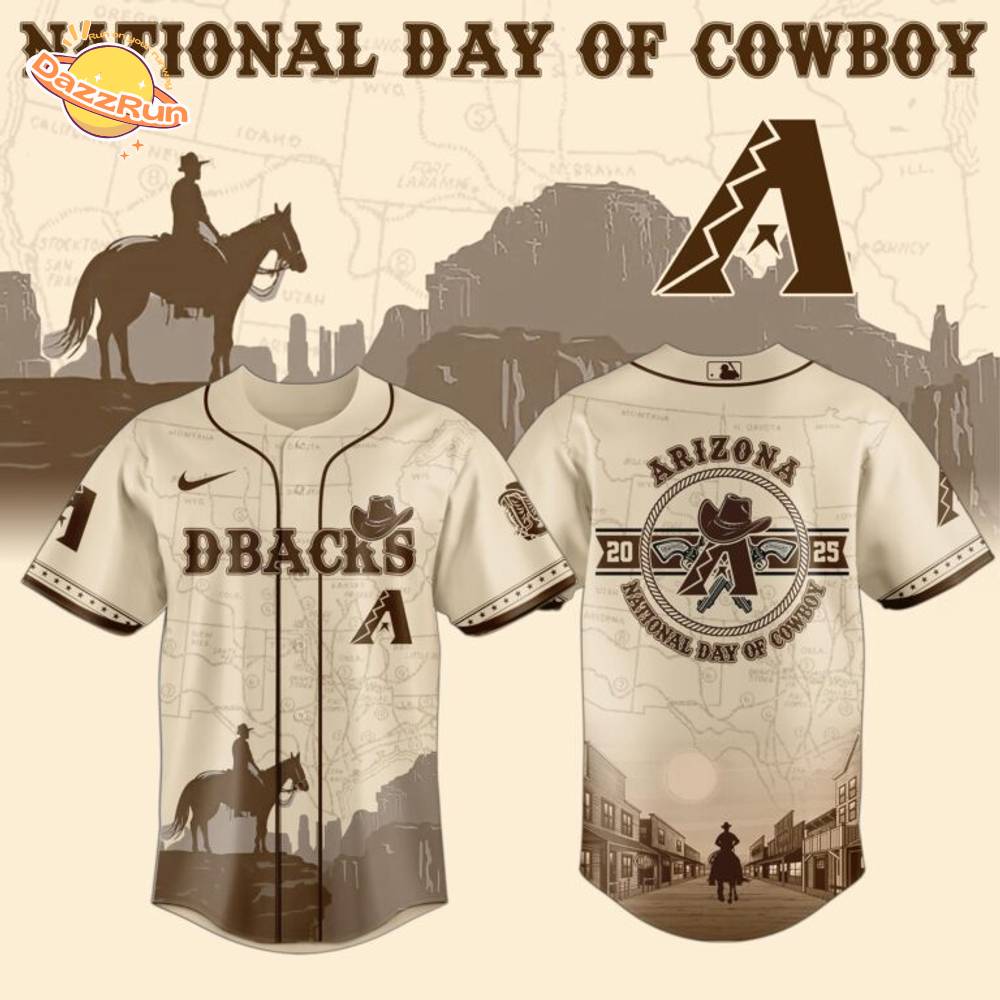 Arizona Diamondbacks MLB x National Day Of Cowboy Special Limited Edition Jersey Arizona Diamondbacks MLB x National Day Of Cowboy Special Limited Edition Jersey