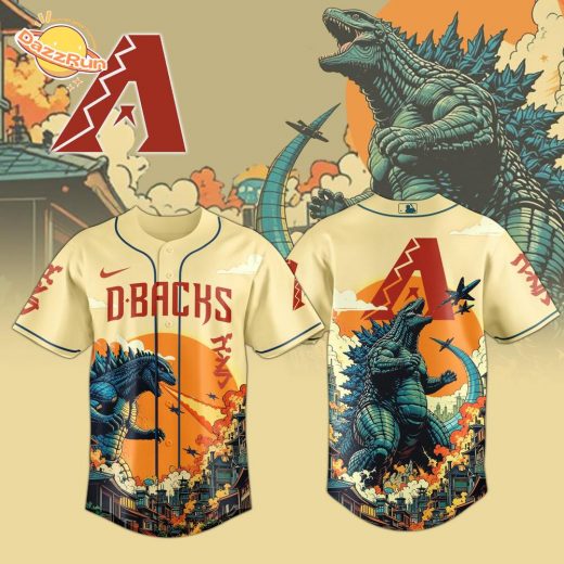 Arizona Diamondbacks Special Godzilla Limited Edition Jersey