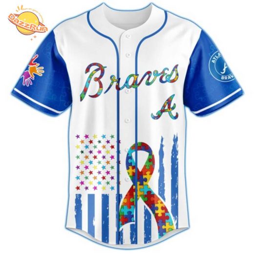 Atlanta Braves × Special Autism Awareness Month Limited Edition Jersey