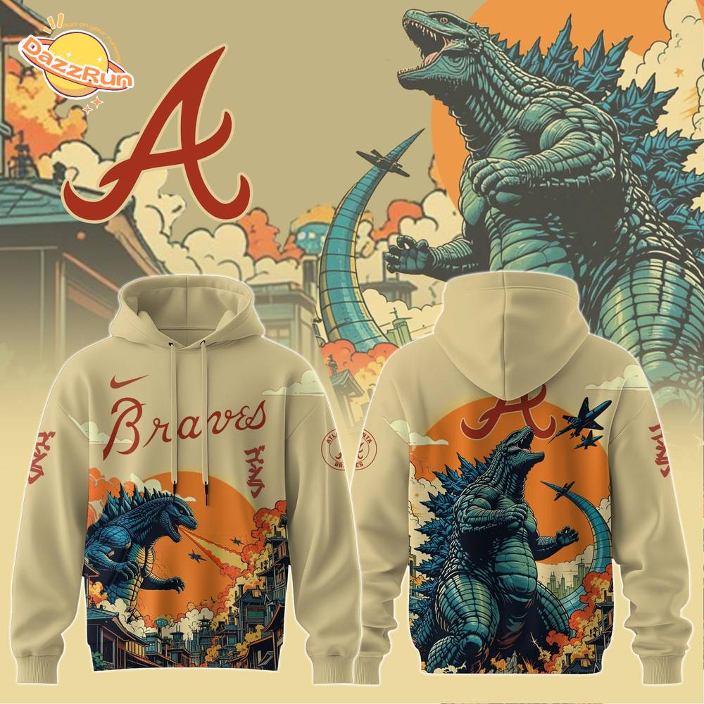 Atlanta Braves Special Godzilla Limited Edition Hoodie Atlanta Braves Special Godzilla Limited Edition Hoodie