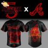 Atlanta Braves x sƃuᴉɥʇ ɹǝƃuɐɹʇs one last adventure Jersey