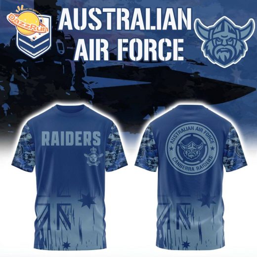 Australian Air Force x Canberra Raiders Combo Tshirt
