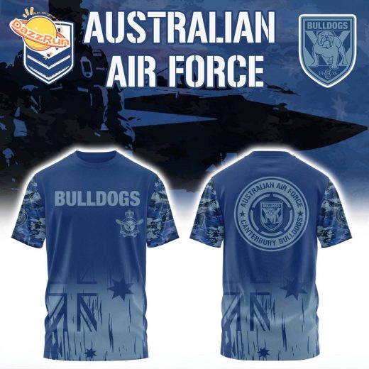 Australian Air Force x Canterbury Bulldogs Combo Tshirt