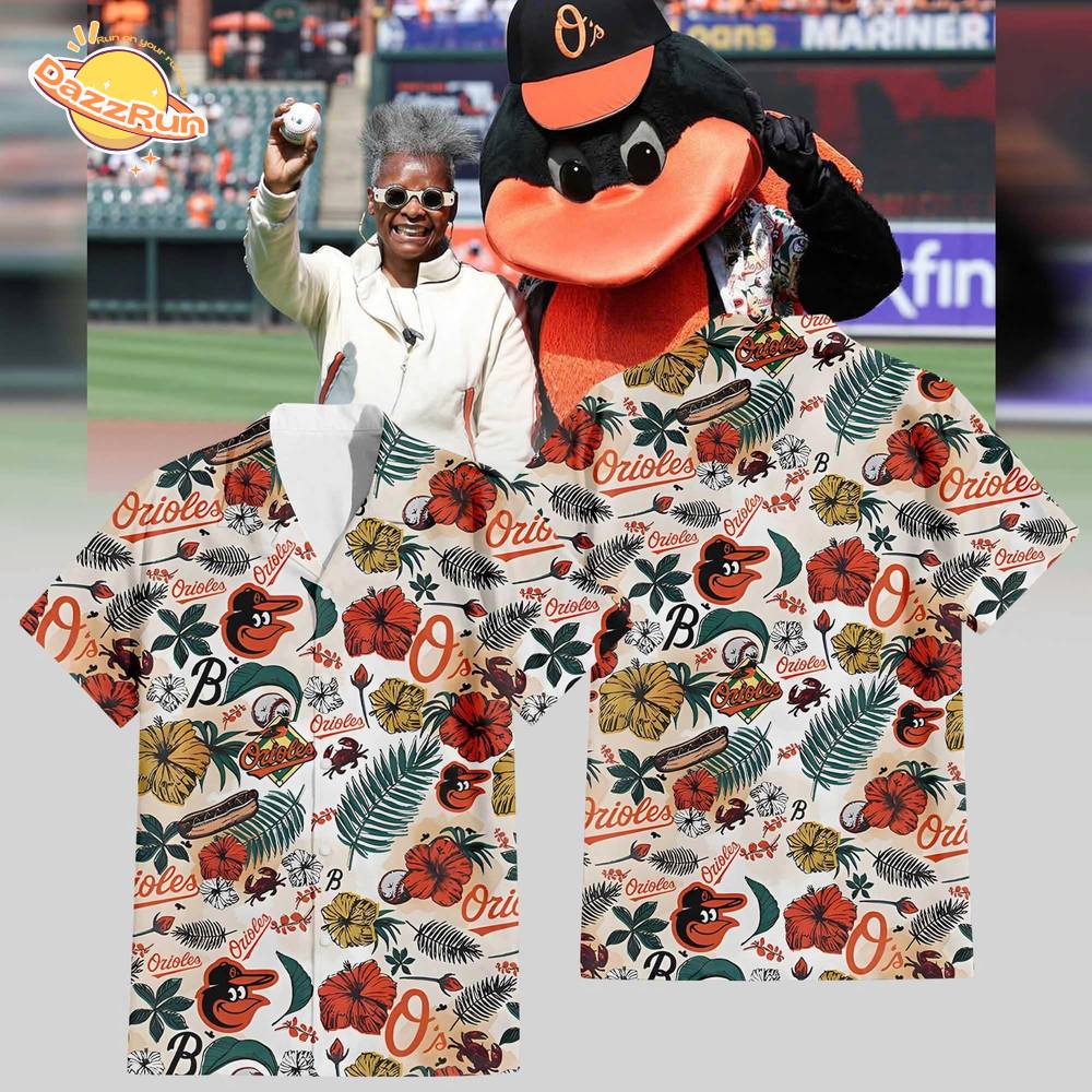 Baltimore Orioles Exclusive pieces inspired by our iconic Birdland Hawaiian Baltimore Orioles Exclusive pieces inspired by our iconic Birdland Hawaiian
