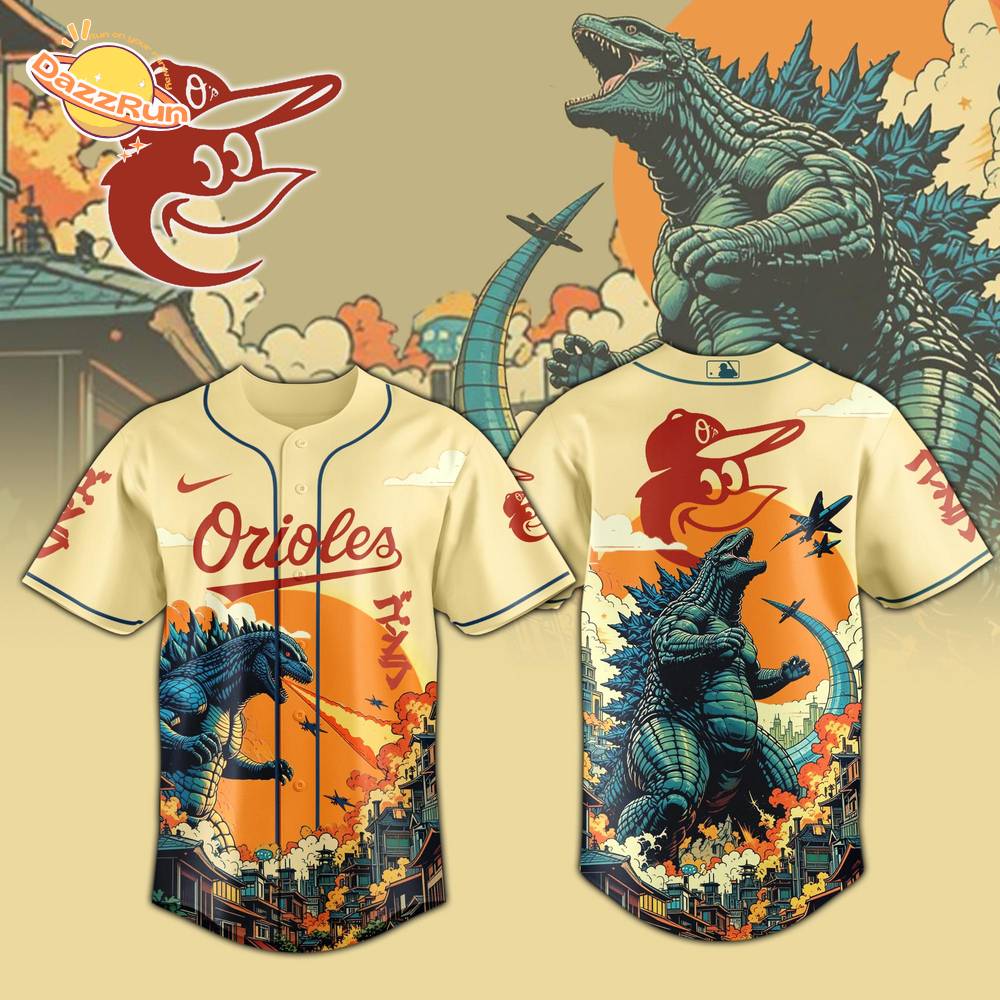 Baltimore Orioles Special Godzilla Limited Edition Jersey Baltimore Orioles Special Godzilla Limited Edition Jersey