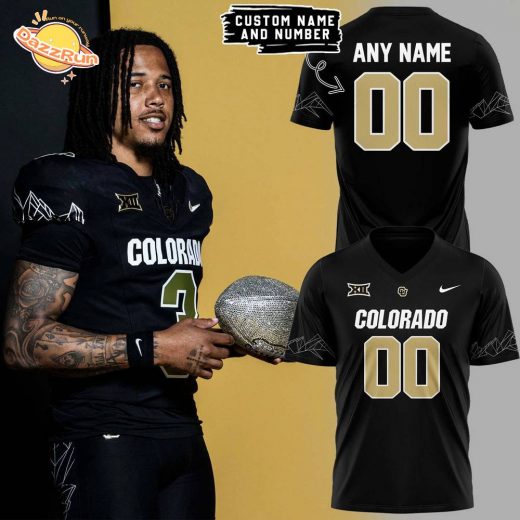Black Colorado Buffaloes Football Team Logo Custom T-Shirt – Limited Edition