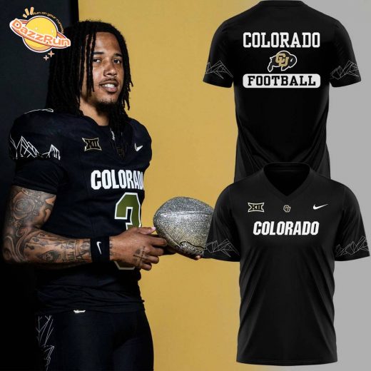 Black Colorado Buffaloes Football Team Logo T-Shirt – Limited Edition