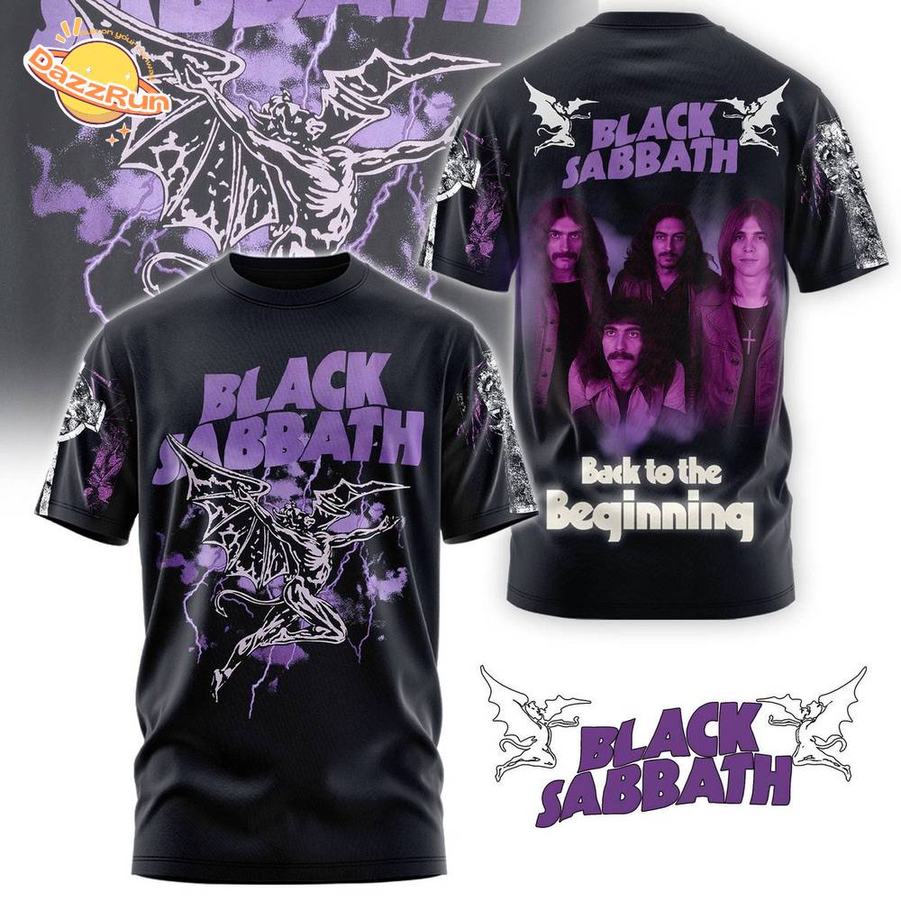Black Sabbath Back to the Beginning Shirt – Classic Rock Band Vintage Tee Black Sabbath Back to the Beginning Shirt – Classic Rock Band Vintage Tee