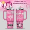 Oakland Athletics Breast Cancer Awareness Tumbler With Handle