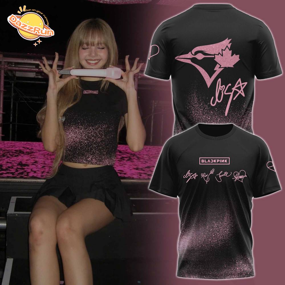 Blue Jays x Black Pink Limited Edition Tshirt 2025 Blue Jays x Black Pink Limited Edition Tshirt 2025
