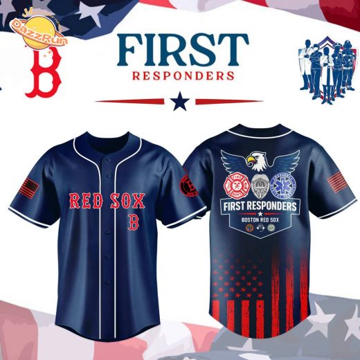 Boston Red Sox First Responders Night Jersey 2025 Editons Limited-3D Baseball Jersey