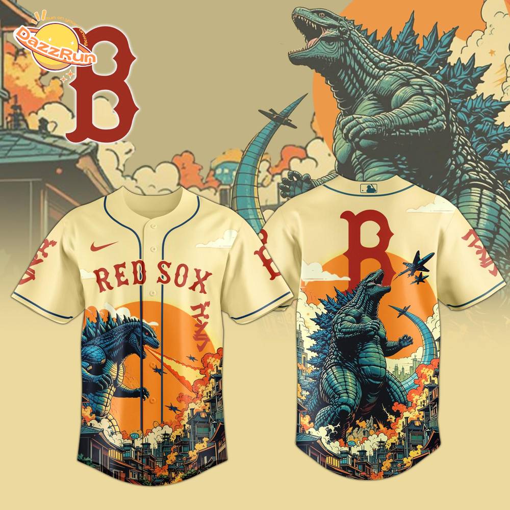 Boston Red Sox Special Godzilla Limited Edition Jersey Boston Red Sox Special Godzilla Limited Edition Jersey