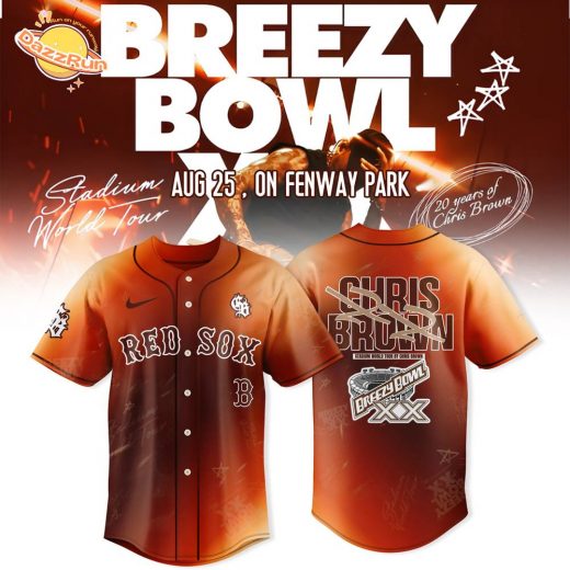 Boston Red Sox x Breezy Bowl XX Tour 2025 jersey