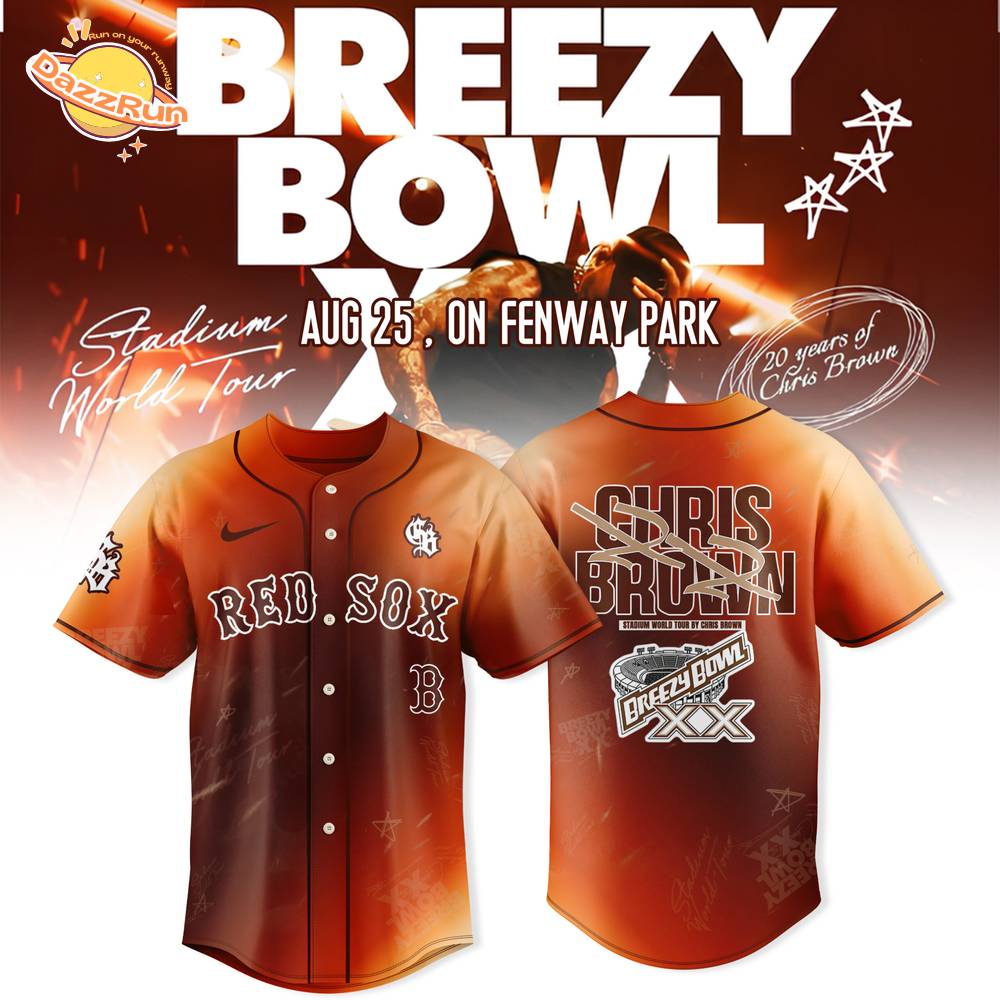 Boston Red Sox x Breezy Bowl XX Tour 2025 jersey Boston Red Sox x Breezy Bowl XX Tour 2025 jersey
