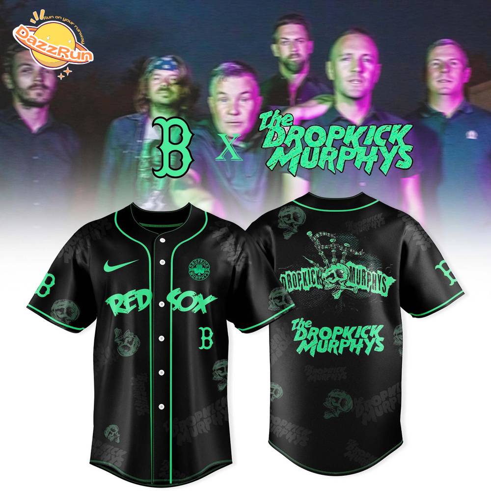 Boston Red Sox x Dropkick Murphys jersey 2025 Boston Red Sox x Dropkick Murphys jersey 2025