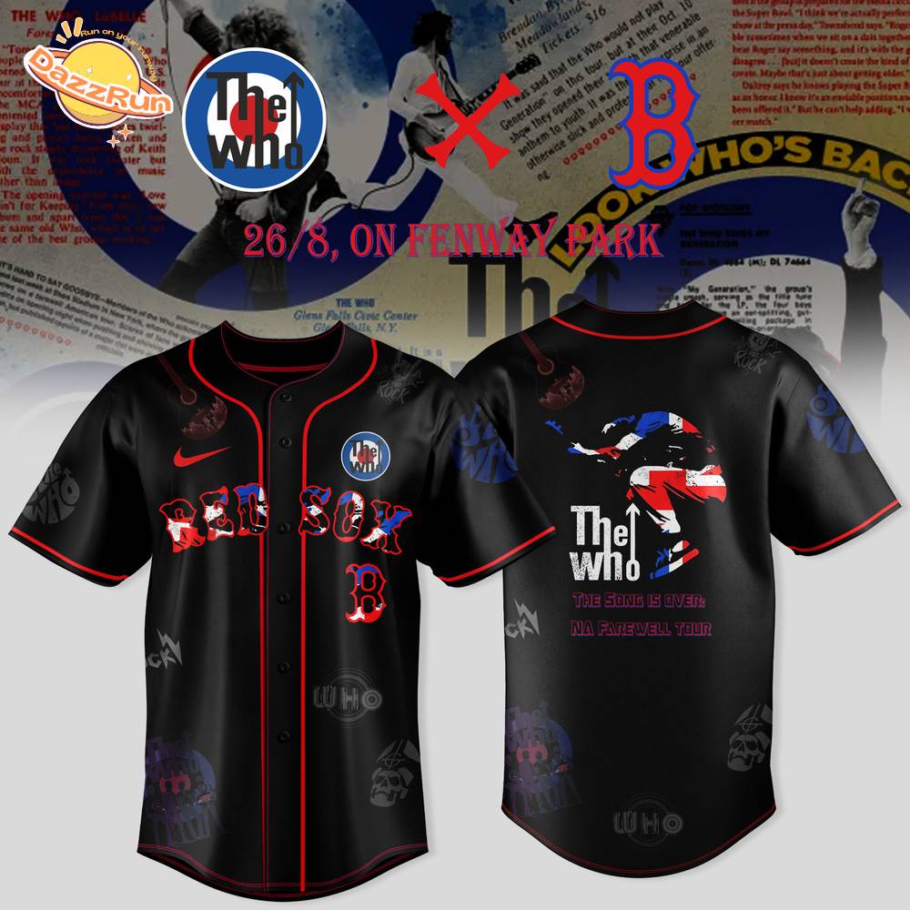 Boston Red Sox x The Who NA Farewell Tour 2025 Boston Red Sox x The Who NA Farewell Tour 2025