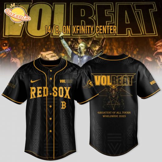 Boston Red Sox x VOLBEAT Greatest of All Tours Worldwide 2025 Jersey