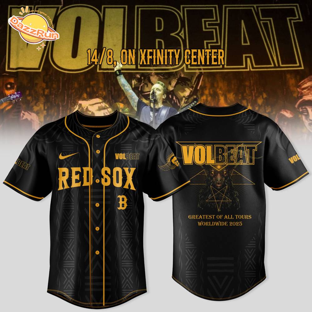 Boston Red Sox x VOLBEAT Greatest of All Tours Worldwide 2025 Jersey Boston Red Sox x VOLBEAT Greatest of All Tours Worldwide 2025 Jersey