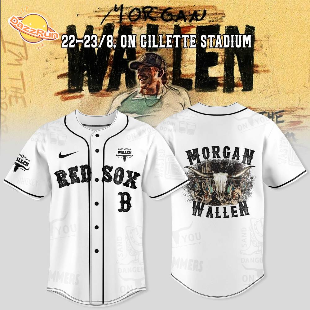 Boston Red Sox x Wallen Morgan tour Merch 2025 Boston Red Sox x Wallen Morgan tour Merch 2025