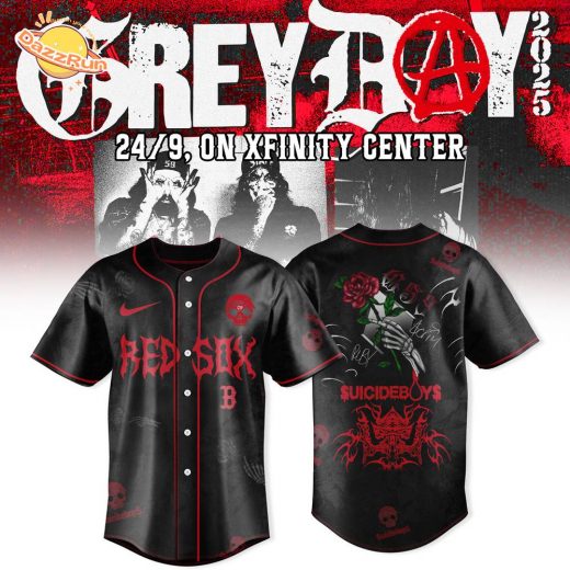 Boston Red Sox x $uicideboy$ GreyDay Tour 2025 Jersey