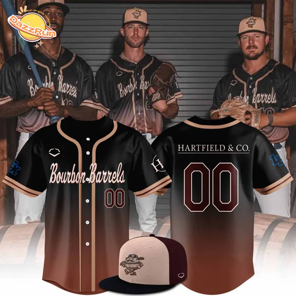 Bourbon Barrels Baseball Jersey – Custom Team Shirt Bourbon Barrels Baseball Jersey – Custom Team Shirt