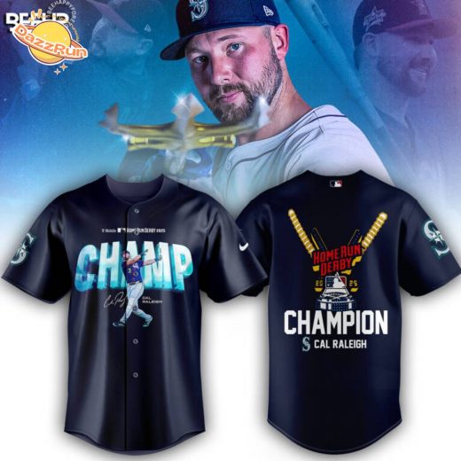 Cal Raleigh Seattle Mariners 2025 Home Run Derby Champion Jersey